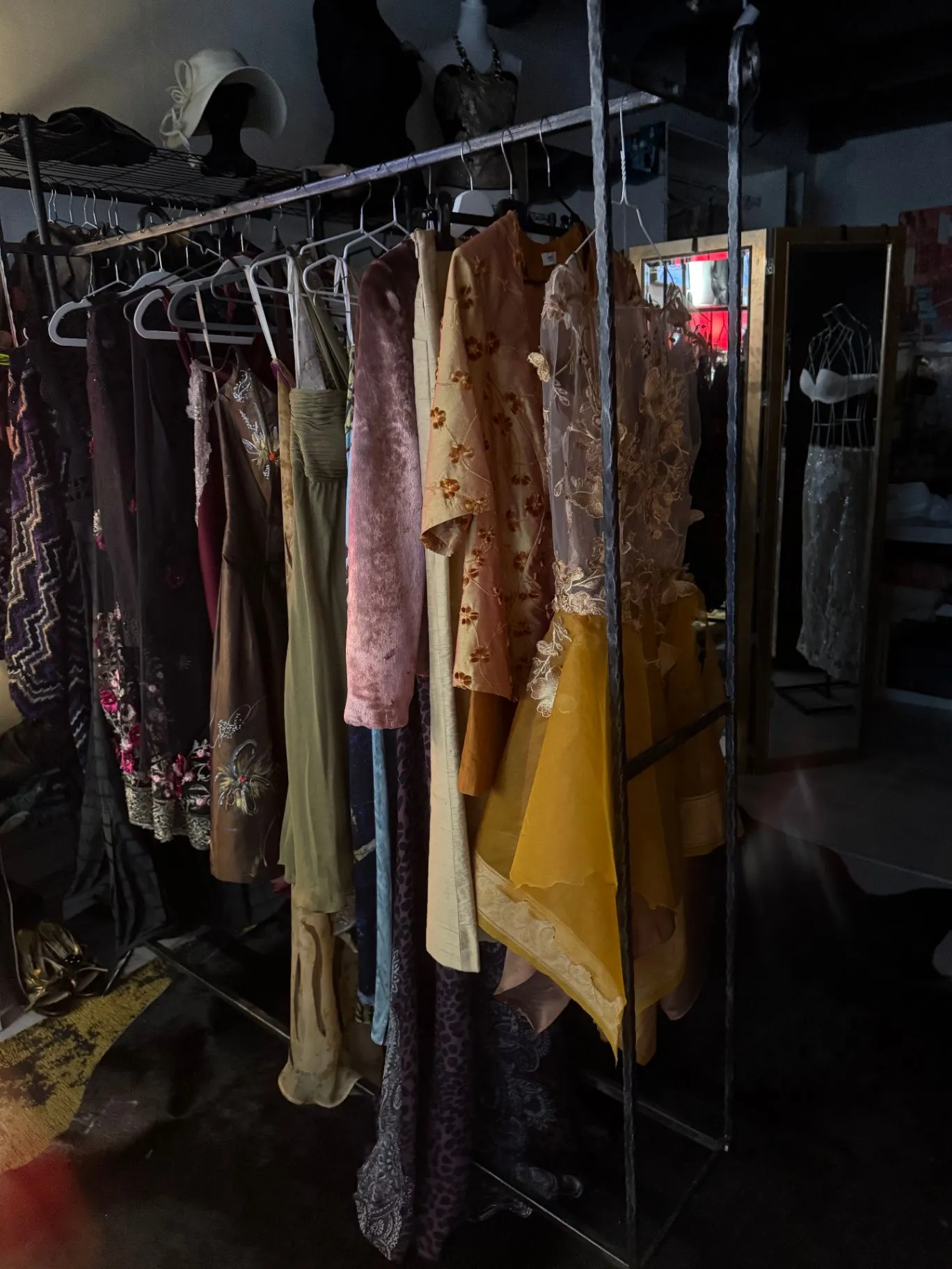 Inside the Amsterdam atelier: the collection hanging on the rail